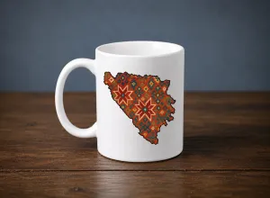 Bosnischer Kelim Rot Tasse - €10,99